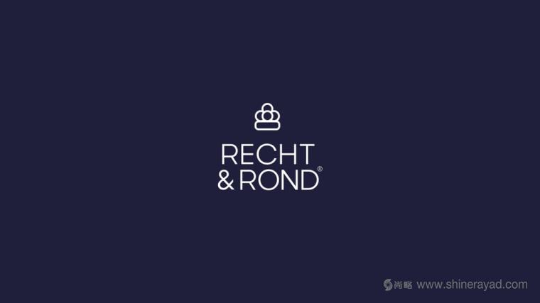 Recht & Rond 油炸丸子食品皇冠標志設計-上海品牌設計公司1
