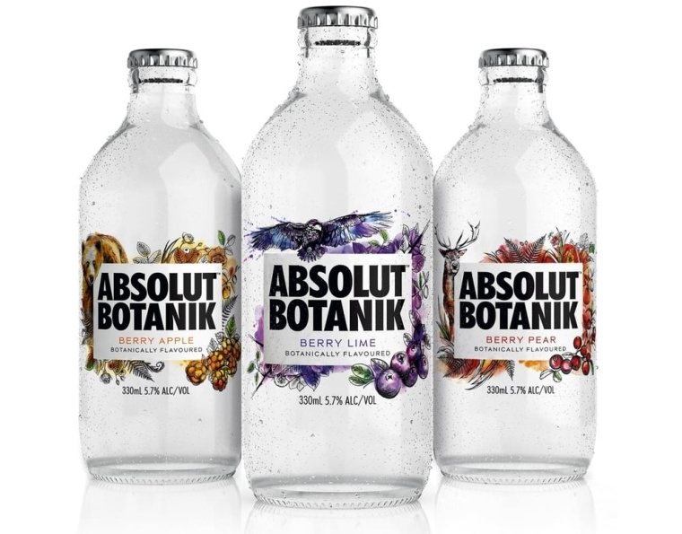 絕對伏特加野生藍莓酒系列包裝設計-上海包裝設計公司6