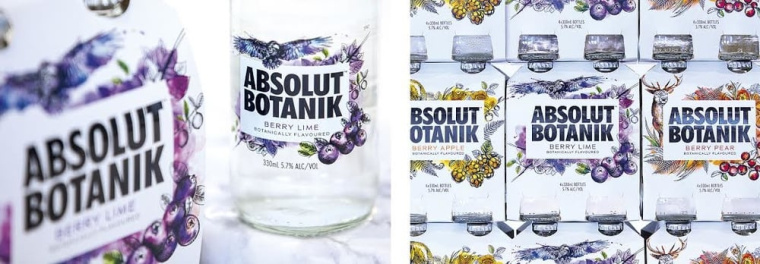 絕對伏特加野生藍莓酒系列包裝設計-上海包裝設計公司8