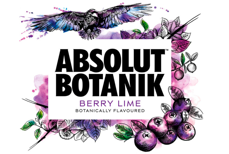 絕對伏特加野生藍莓酒系列包裝設計-上海包裝設計公司2