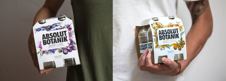 絕對伏特加野生藍莓酒系列包裝設計-上海包裝設計公司9