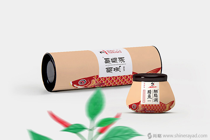 胭脂湖臘魚罐頭包裝設計-上海食品包裝設計公司設計欣賞5