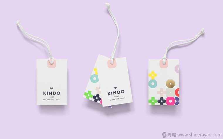 Kindo 兒童服裝品牌VI形象設計-服飾標簽設計上海品牌形象設計公司11