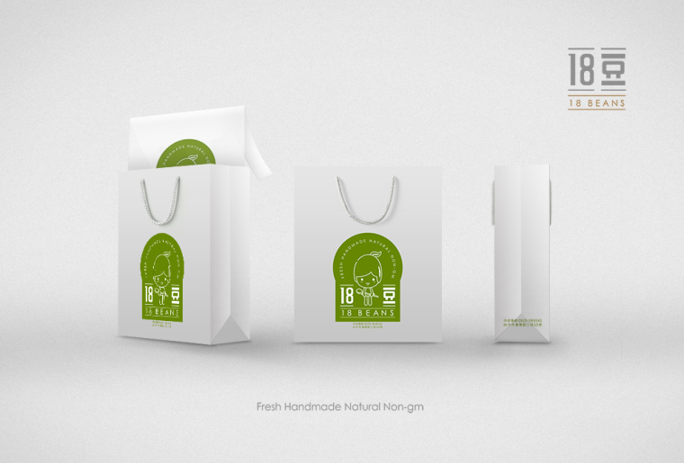 18豆泰式豆茶時尚奶茶店飲品店餐飲VI設計-上海VI設計公司3