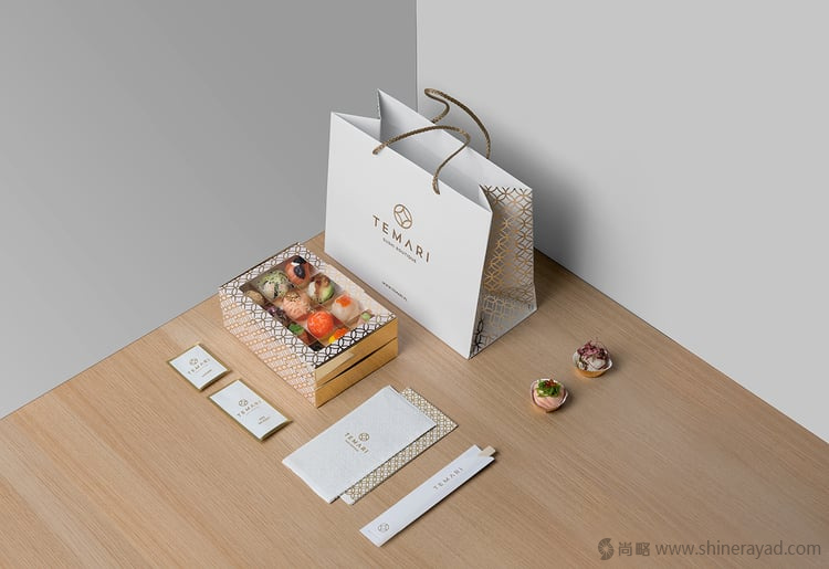 TEMΛRI 豪華壽司餐廳品牌VI視覺識別設(shè)計-上海餐飲VI設(shè)計公司3