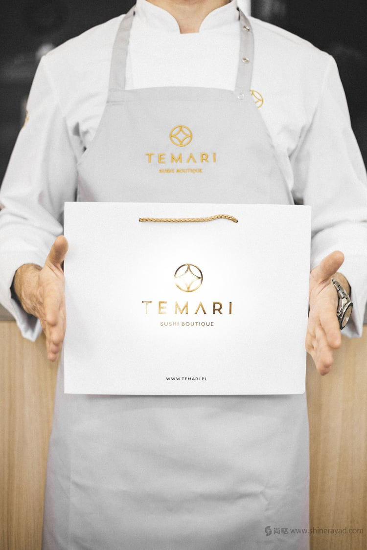 TEMΛRI 豪華壽司餐廳品牌VI視覺識別設(shè)計-上海餐飲VI設(shè)計公司10
