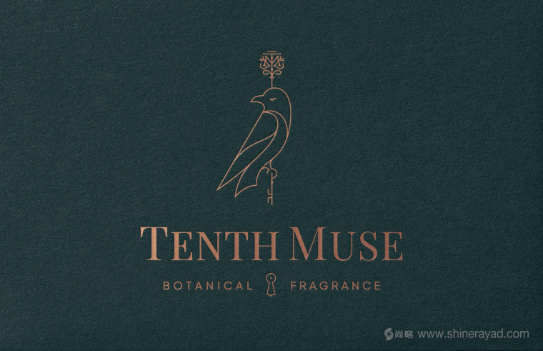 Tenth Muse 植物香水品牌視覺形象設計-香水小鳥logo設計