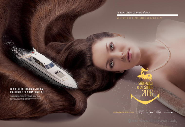 2016年圣保羅船艇展平面廣告創(chuàng)意設(shè)計“美發(fā)篇”-上海平面廣告設(shè)計公司