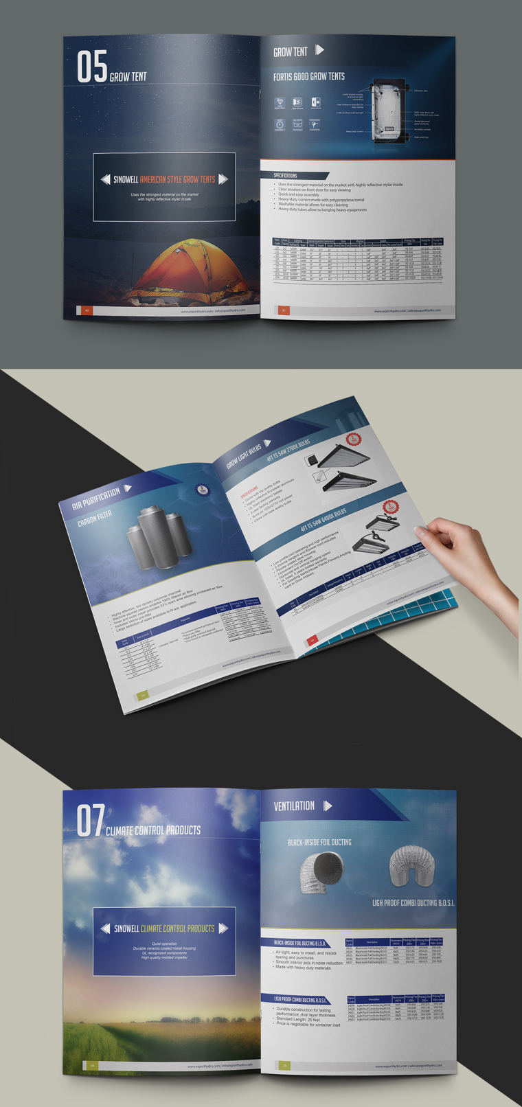 2016年Export Hydro 商品進口采購服務網站宣傳畫冊設計-上海畫冊設計公司