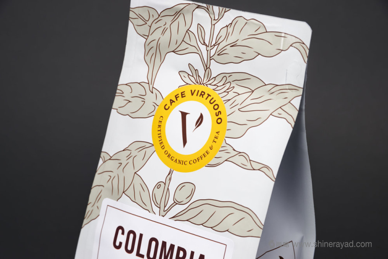 Cafe Virtuoso 咖啡大師咖啡包裝設計植物插畫設計欣賞－上海包裝設計公司