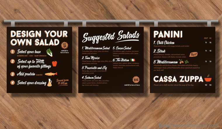 TAP 咖啡沙拉美食餐廳餐飲品牌VI形象設計插畫設計-上海餐飲品牌設計公司