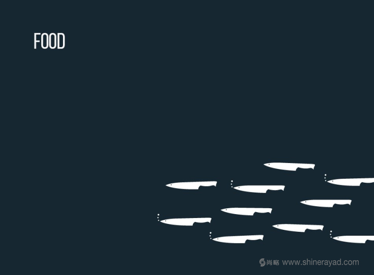 Longsands Fish Kitchen 海鮮魚類餐廳餐飲logo設計VI設計品牌形象設計-上海VI設計公司