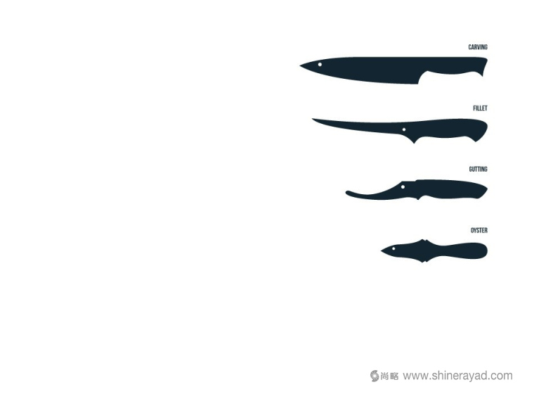 Longsands Fish Kitchen 海鮮魚類餐廳餐飲logo設計VI設計品牌形象設計-上海VI設計公司