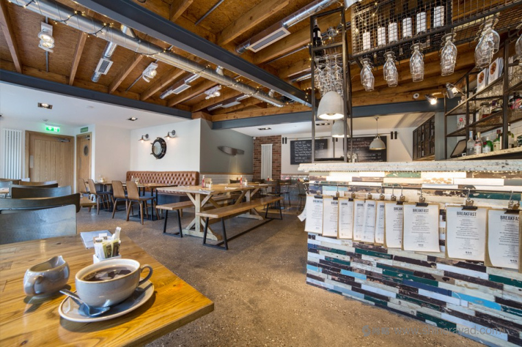 Longsands Fish Kitchen 海鮮魚類餐廳餐飲空間設計-上海品牌形象設計公司