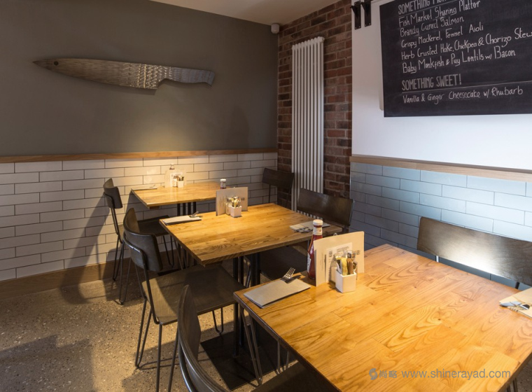 Longsands Fish Kitchen 海鮮魚類餐廳餐飲空間設計-上海品牌形象設計公司