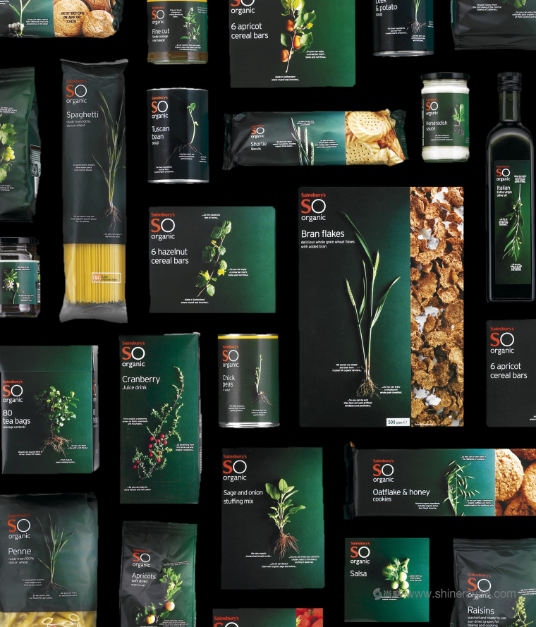 上海食品包裝設計公司欣賞：SO 品牌化風格有機食品包裝設計家族5