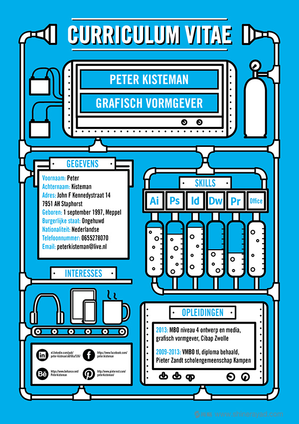 50個精美簡歷設計靈感模版-上海尚略品牌策劃設計公司