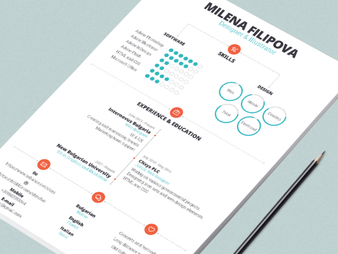 50個精美簡歷設計靈感模版-上海尚略品牌策劃設計公司