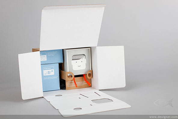 上海包裝設(shè)計公司分享20個創(chuàng)意環(huán)保包裝設(shè)計案例-迷你打印機(jī)環(huán)保包裝
