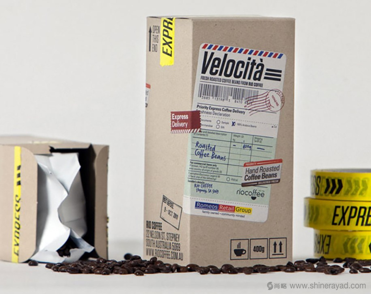 郵戳篇 RioCoffee 咖啡創意包裝設計-上海包裝設計公司