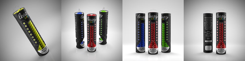 Leazy彩色鞋帶創意包裝設計-上海包裝設計公司