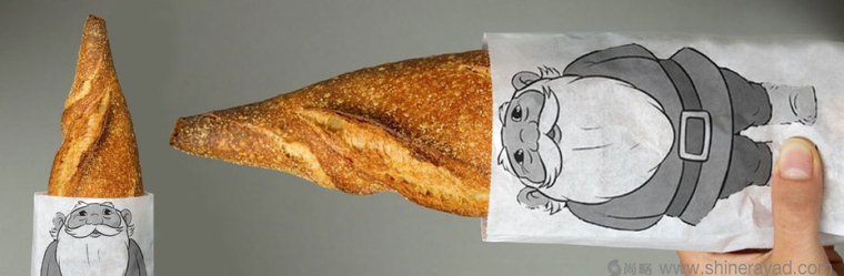 趣味面包創意包裝設計-上海包裝設計公司