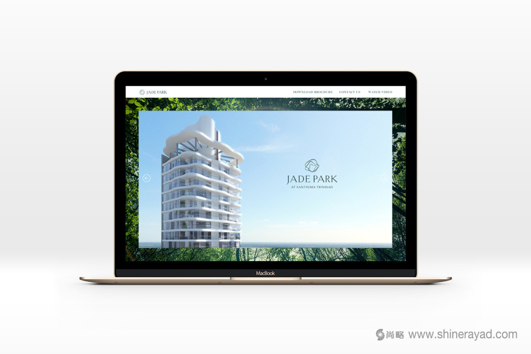 上海VI設計公司分享Jade Park 豪華公寓住宅地產VI形象設計-網站設計15