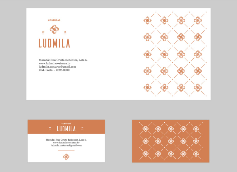 上海VI設計公司-LUDMILA 服裝定制店LOGO設計品牌VI識別設計2