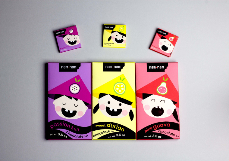 上海包裝設(shè)計公司欣賞：可愛兒童的越南namnam兒童巧克力包裝設(shè)計4