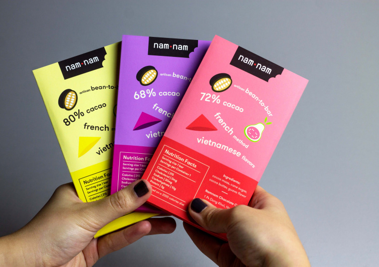 上海包裝設(shè)計公司欣賞：可愛兒童的越南namnam兒童巧克力包裝設(shè)計5