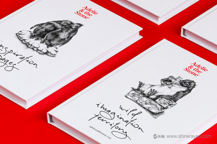 Adelie & the Stone 購物中心節日品牌形象設計與插畫禮品包裝設計