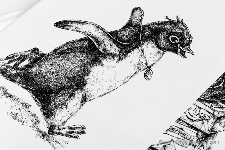 Adelie & the Stone 購物中心節日品牌形象設計與插畫禮品包裝設計