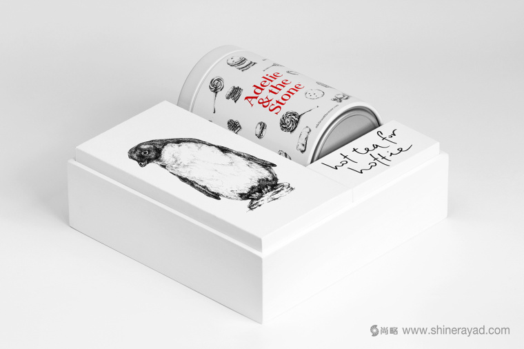 Adelie & the Stone 購物中心節日品牌形象設計與插畫禮品包裝設計