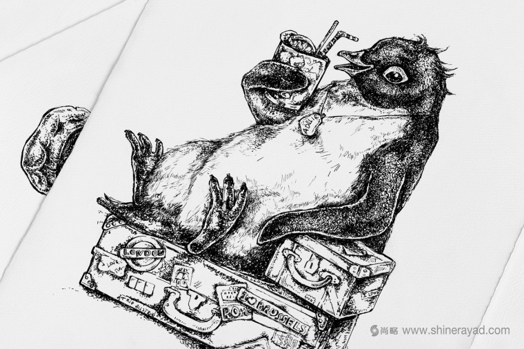 Adelie & the Stone 購物中心節日品牌形象設計與插畫禮品包裝設計