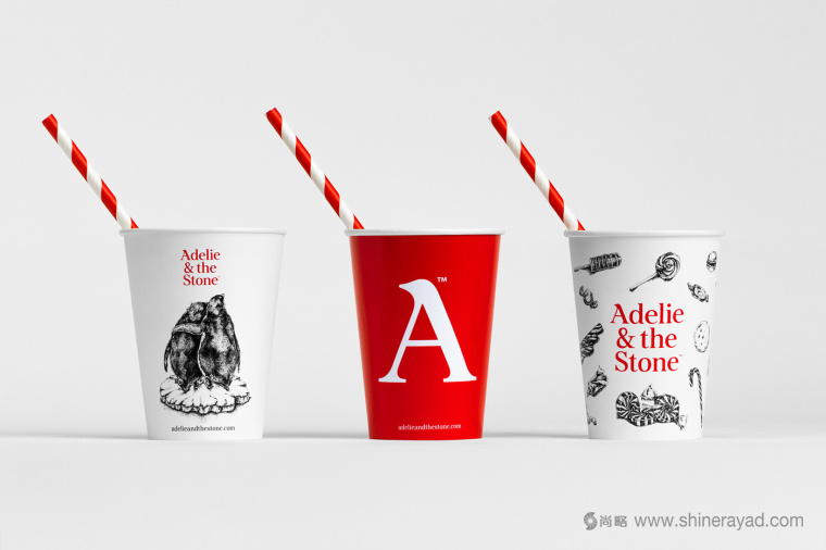 Adelie & the Stone 購物中心節日品牌形象設計與插畫禮品包裝設計