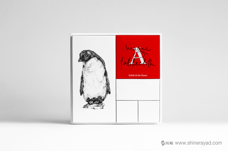 Adelie & the Stone 購物中心節日品牌形象設計與插畫禮品包裝設計