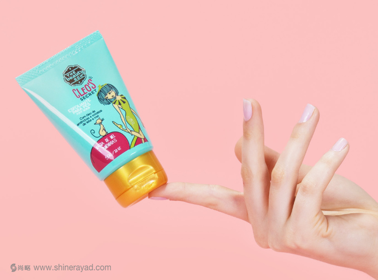 CLEO’S SECRET手腳護理化妝品系列產品包裝設計-上海包裝設計公司