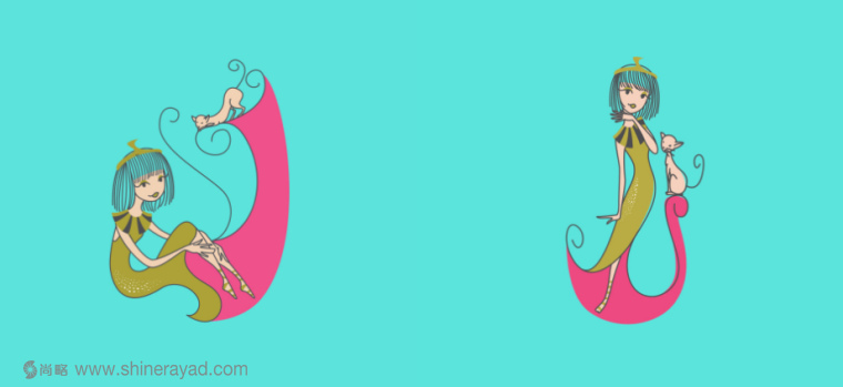 CLEO’S SECRET手腳護理化妝品系列產品包裝設計小姐與貓插畫設計-上海包裝設計公司