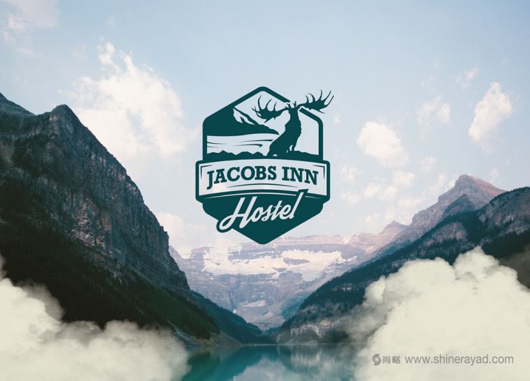 上海品牌設計公司-上海LOGO設計公司-Jacobs Inn 旅館酒店裝飾性LOGO設計