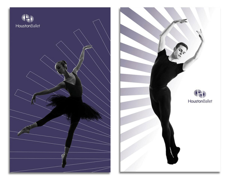 休斯敦芭蕾舞團藝術新品牌形象設計-平面廣告設計-上海品牌設計公司4