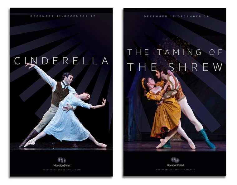 休斯敦芭蕾舞團藝術新品牌形象設計-平面廣告設計-上海品牌設計公司6