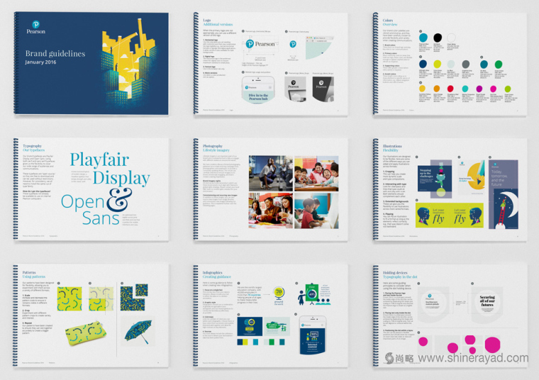 Pearson 培訓教育機構企業LOGO設計-上海LOGO設計公司3