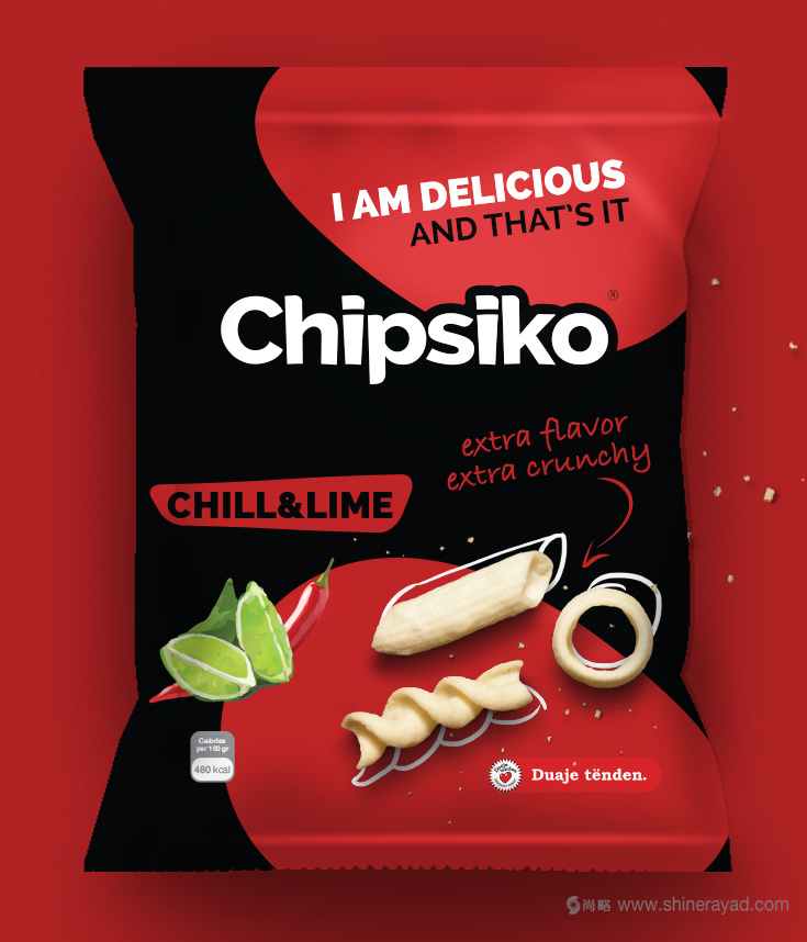 7Chipsiko 薯條零食包裝設計欣賞-上海食品快消品包裝設計公司