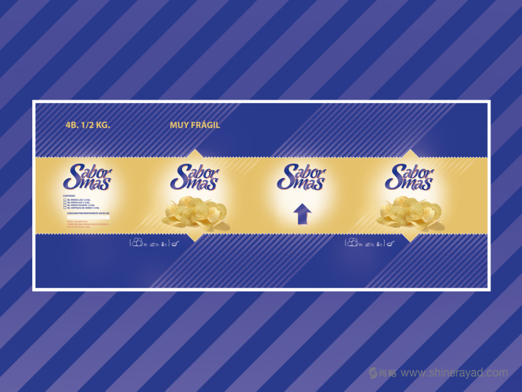 上海包裝設計公司設計欣賞：薯條大包裝禮盒包裝設計4