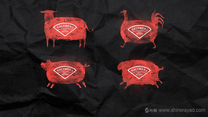 Kalymera 生鮮肉連鎖店品牌形象設計插畫設計-上海品牌形象設計公司7