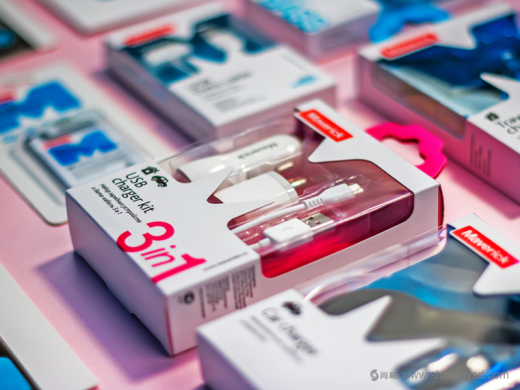 Maverick 智能手機充電線、手機耳機、數據線包、電池等移動配件產品包裝設計4