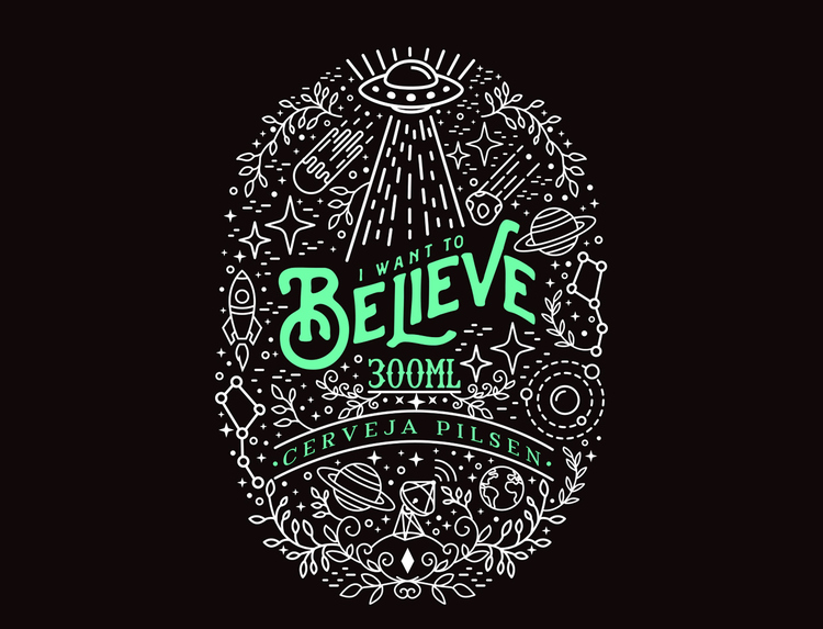 上海包裝設計欣賞：有趣的手繪BELIEVE 啤酒包裝設計4