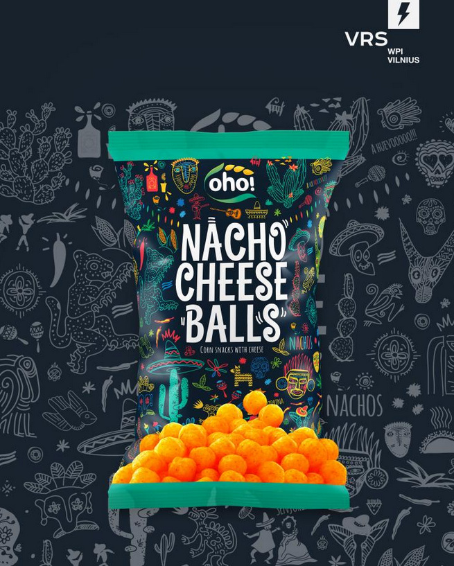 上海包裝設計公司休閑食品包裝設計賞析：OHO!奶酪糖球包裝設計1