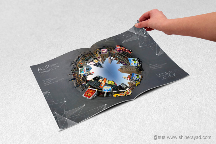 上海畫冊設計公司Metropolitan戶外移動廣告媒體企業宣傳畫冊設計欣賞2