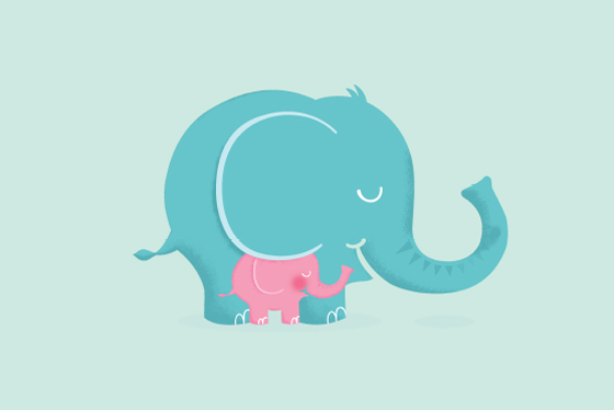 little big 系列嬰兒護(hù)膚品紙尿褲嬰兒用品品牌小象標(biāo)志設(shè)計(jì)-上海標(biāo)志設(shè)計(jì)公司7